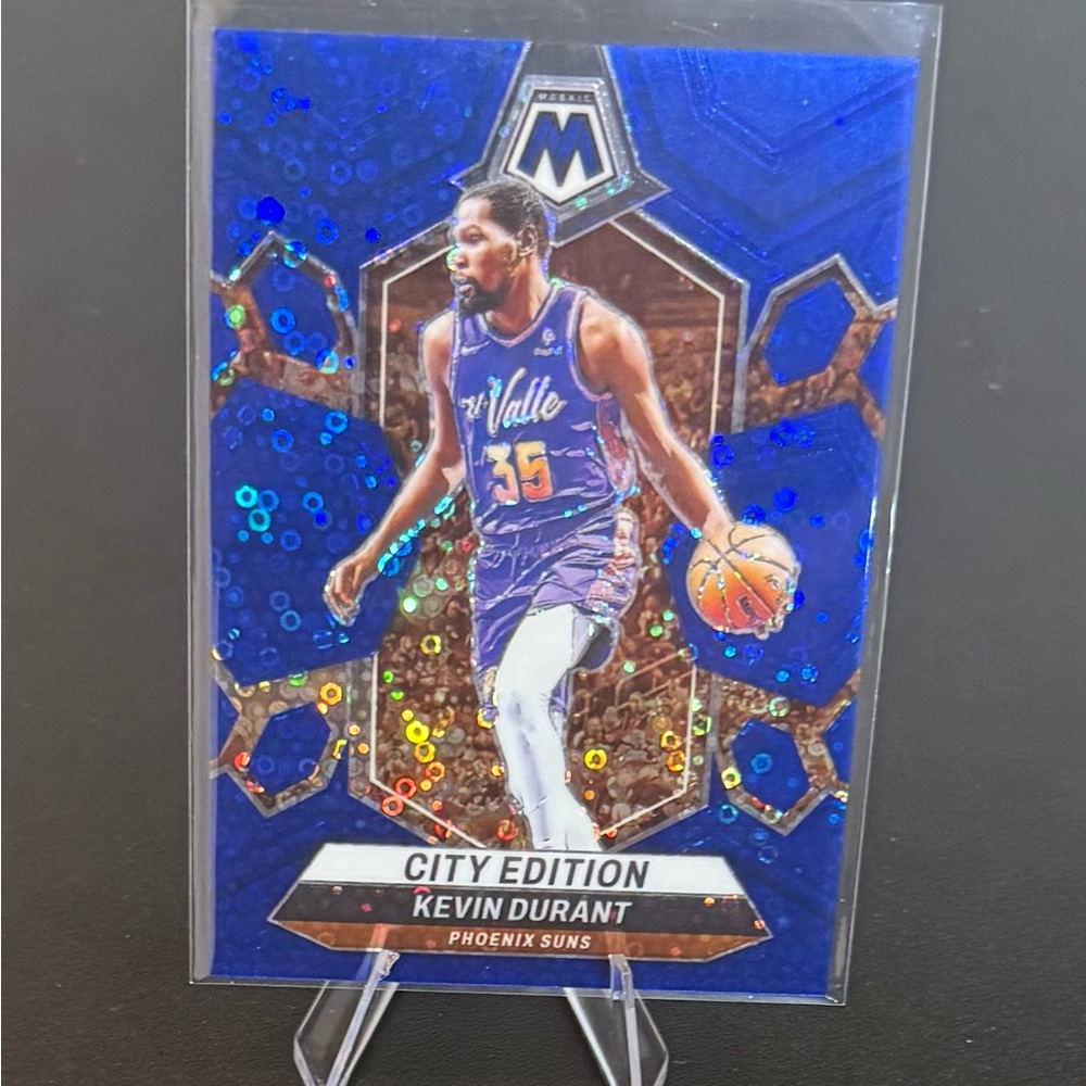 2023/24 Panini- Prizm Mosaic Kevin Durant City Edition serie# 09/85 # 286